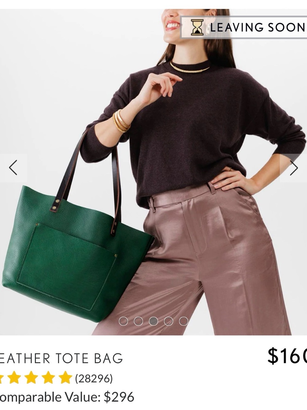 Portland Leather Medium Leather Tote in Bacalar - Picture 2 of 8